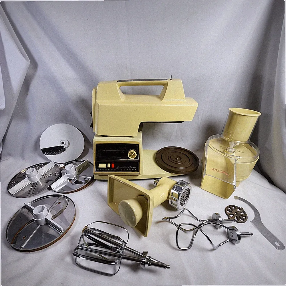 Vintage OSTER Kitchen Center Regency Food Processor Grinder Mixer Tested/Works