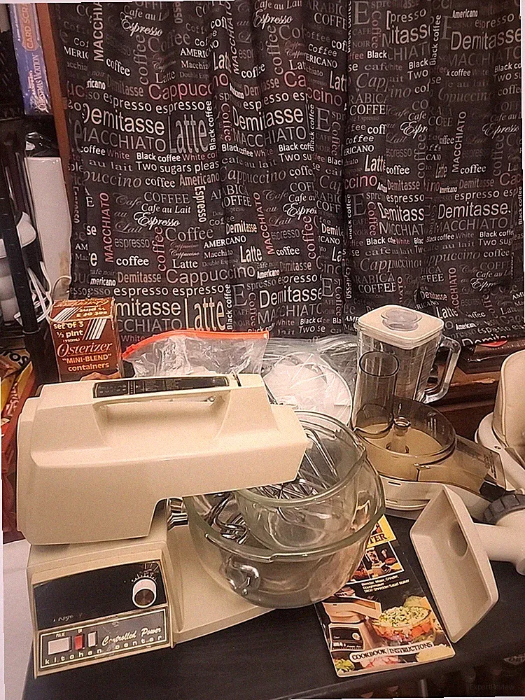 VINTAGE OSTER REGENCY KITCHEN CENTER MIXER BLENDER FOOD PROCESSOR LOT