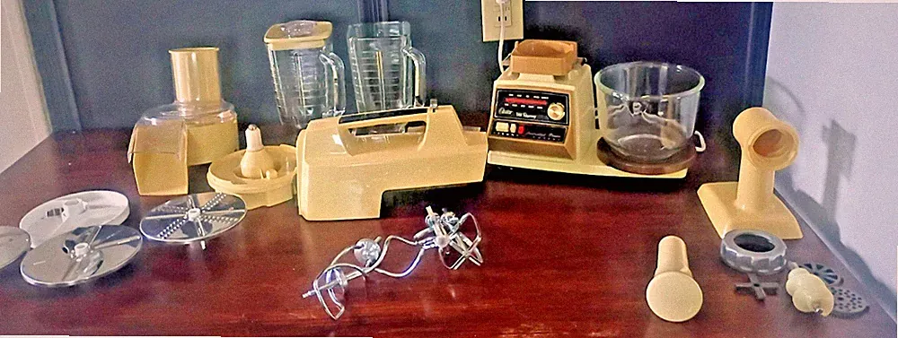 Vintage Oster Regency Kitchen Center Mixer Blender Grinder Food Processor Tested