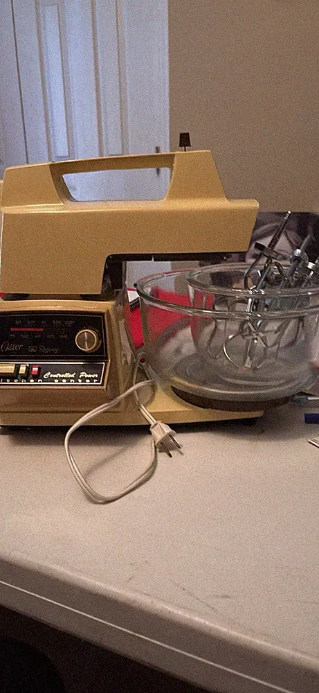 Vintage OSTER Regency Kitchen Center stand mixer, blender, food processor, +more