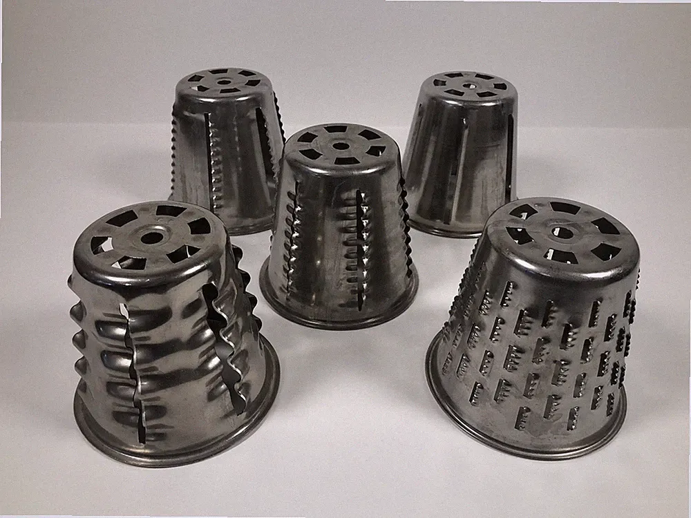 Vintage Saladmaster Food Processor Replacement Cones Stainless Steel Lot of 5