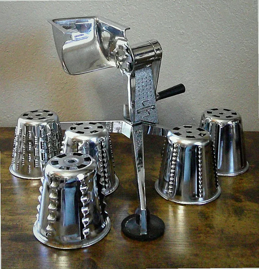Vintage "Saladmaster" SS Manual Food Processor/Grater