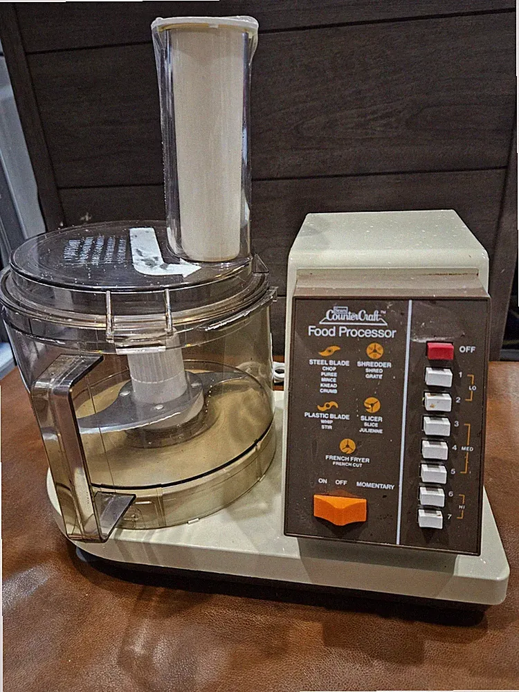 Vintage Sears Kenmore 7 Speed Counter Craft Food Processor Complete!