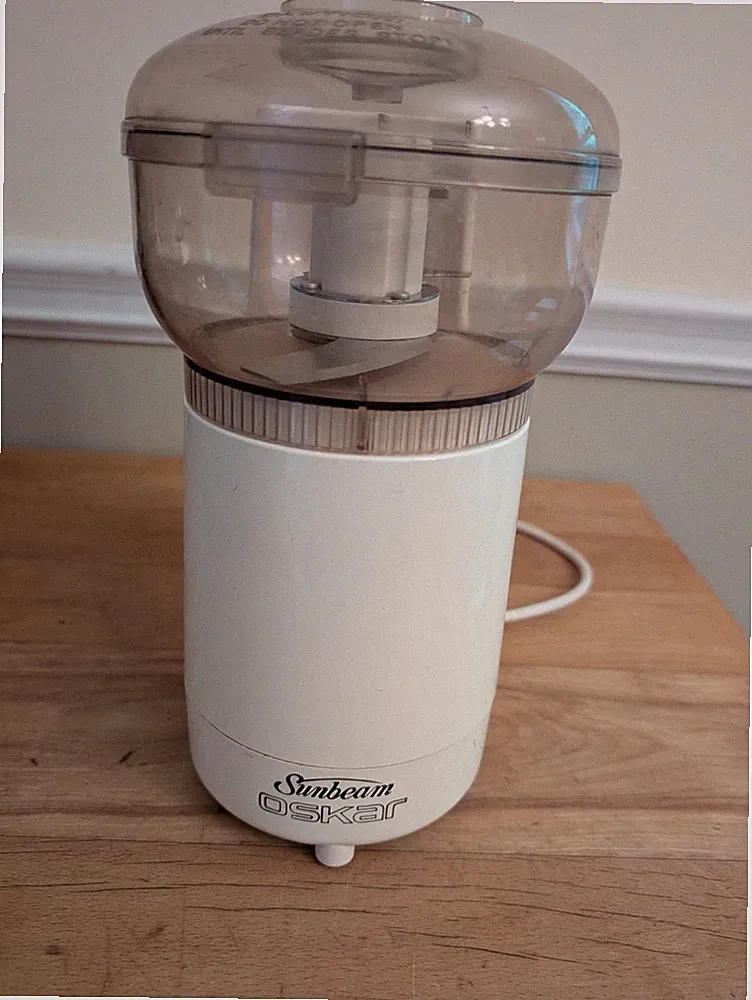Vintage Sunbeam Oskar 14081 Food Processor Chopper Made in France Tested/Works