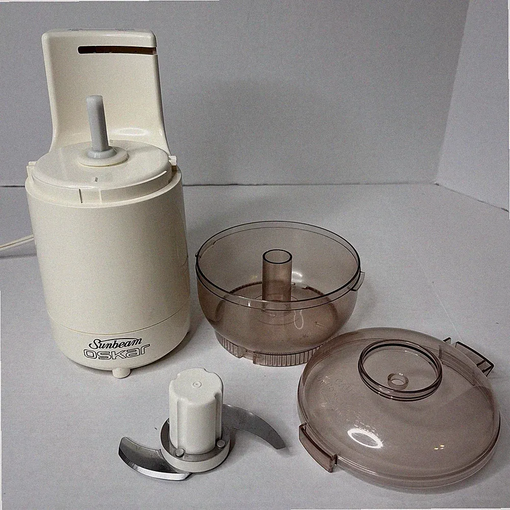 Vintage Sunbeam Oskar 14081 Food Processor Chopper Made in France Tested Works
