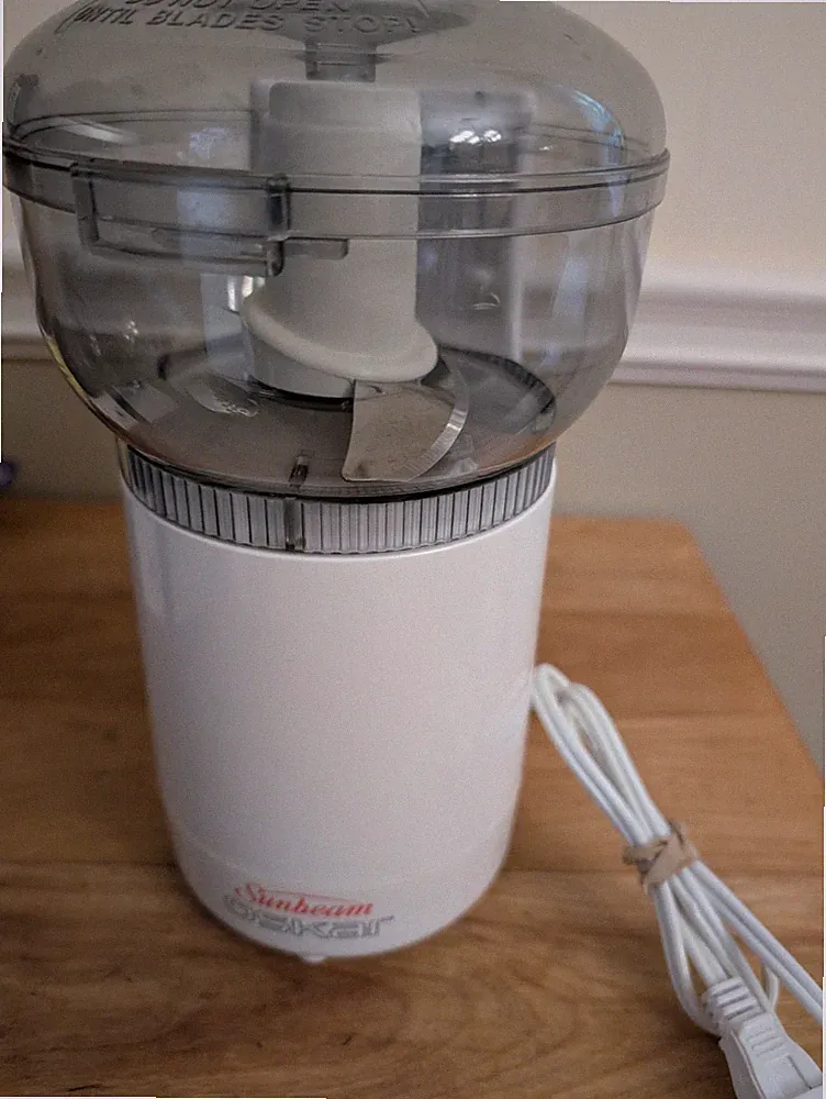 Vintage Sunbeam Oskar Chopper Food Processor Chopper 14181 Clean Tested