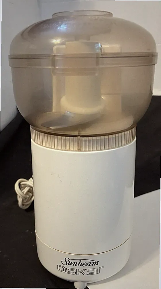 Vintage SUNBEAM OSKAR Food Processor Chopper #14081 Made in FRANCE Tested/WORKS!