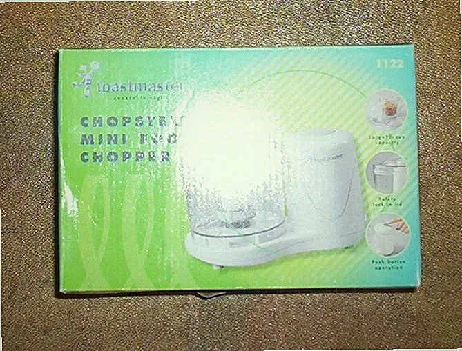 VINTAGE Toastmaster CHOPSTER MINI Food Processor Chopper Stainless Blade