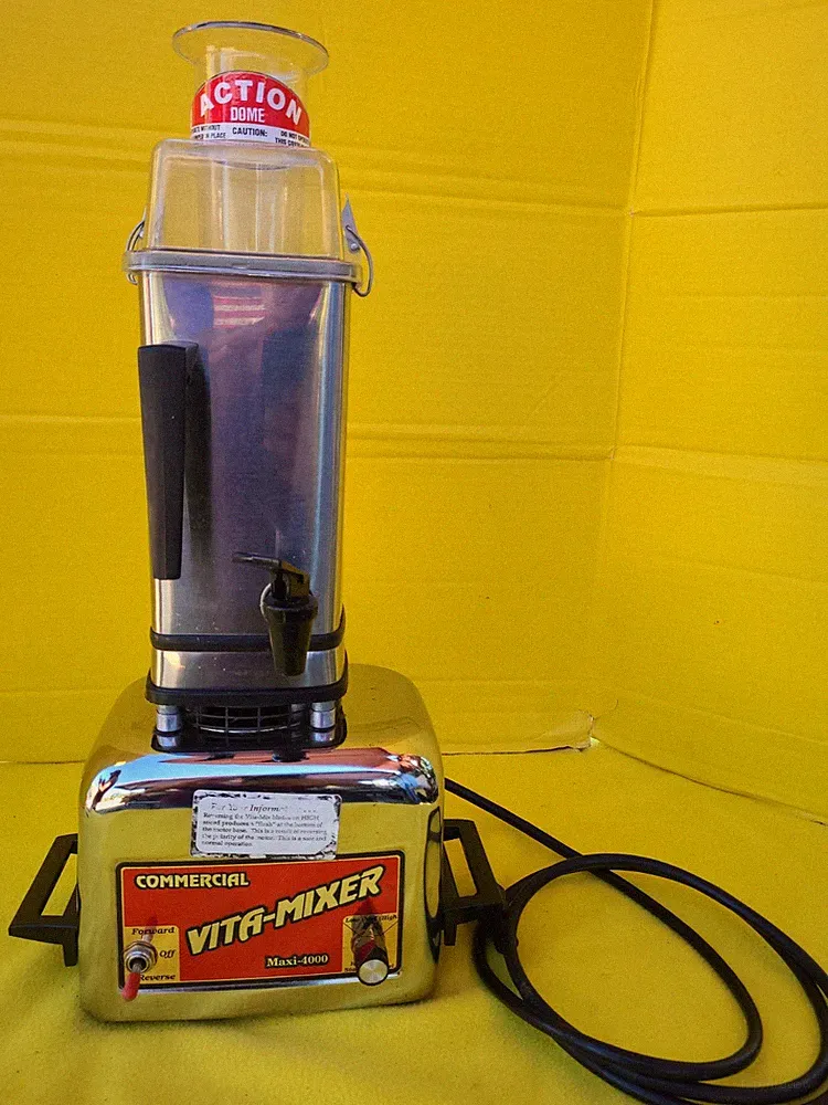 Vintage Vitamix Vita Mixer Maxi 4000 Commercial Blender Model 479044.