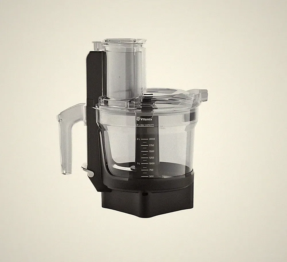 Vitamix 12 Cup Food Processor Attachment Only 1 Blade 2 Thick Thin Discs NIB