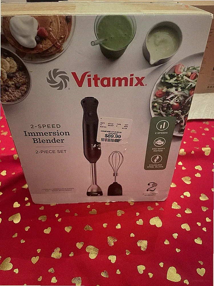 Vitamix 2-Speed Hand Immersion Blender 2-Piece Blend Emulsify Whip