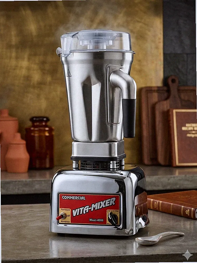 Vitamix 4000 Rebuilt Vintage Blender USA Base New 64oz Stainless Steel Jar