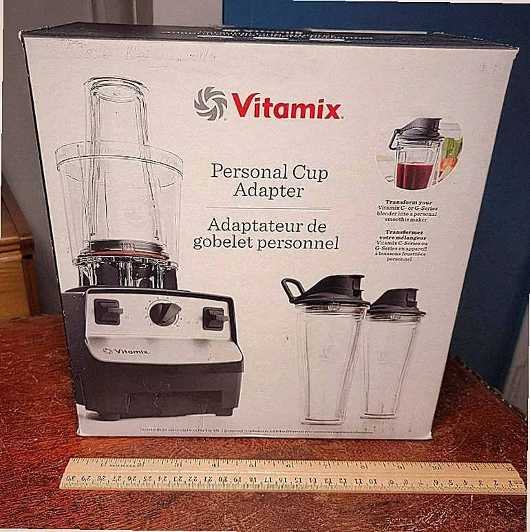 Vitamix Personal Cup Adapter C and G Series 2 Blending Cups Sealed Box FREE SHPP