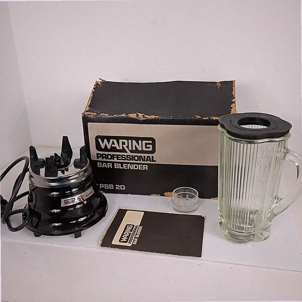 VTG 90s Waring Professional Bar Blender PBB20 Tested W/ Pitcher Complete
