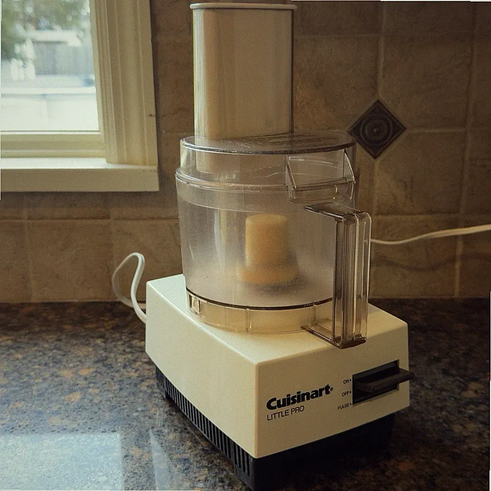 Vtg Cuisinart Compact Food Processor Model LITTLE PRO Made in Hong Kong Tested