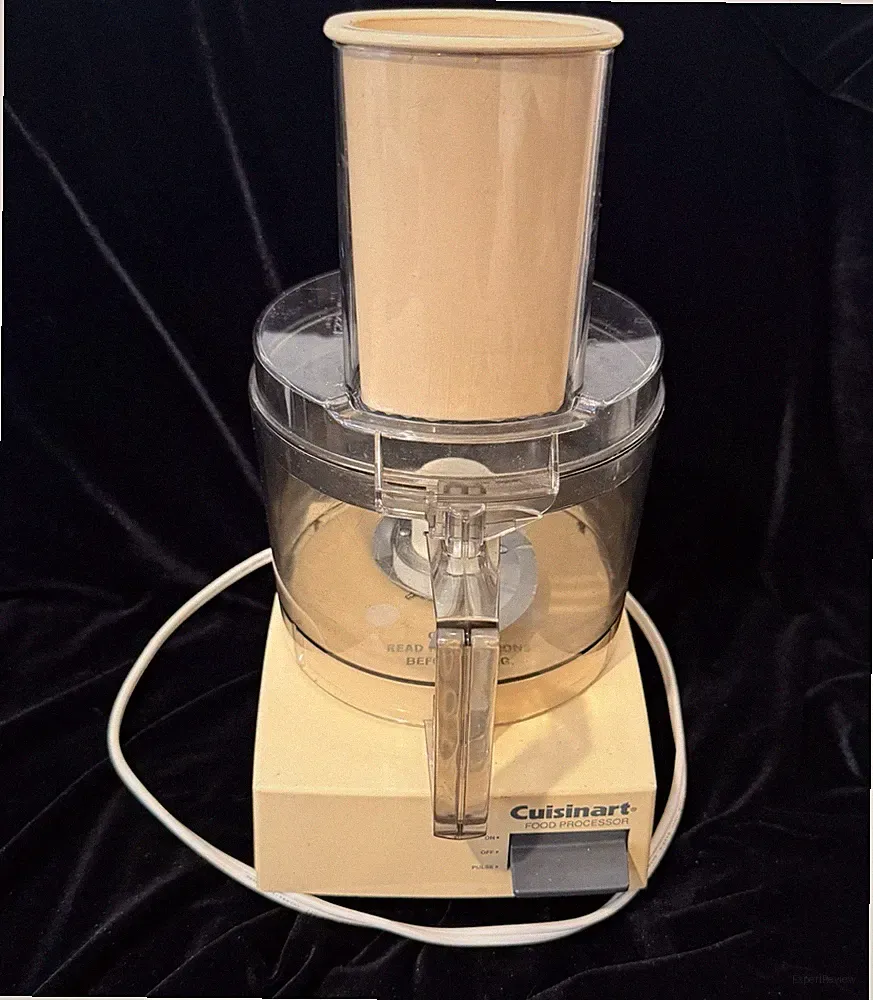 Vtg Cuisinart DLC-10 Food Processor Base Bowl Lid 3 Blades Manual JAPAN Tested