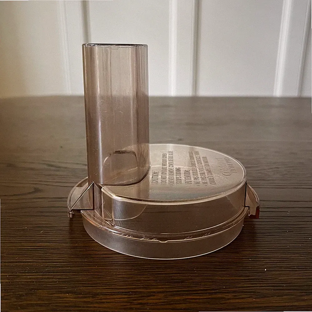 Vtg Cuisinart Little Pro Food Processor Replacement Lid Cover Work Bowl Feed Tub