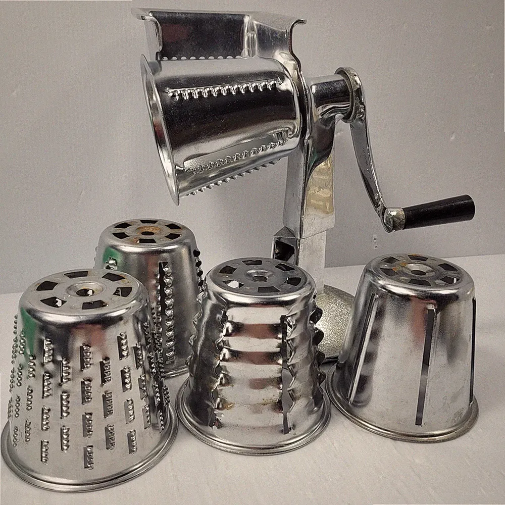 VTG Manual Food Processor | 5 Cutting Cones | Made in USA