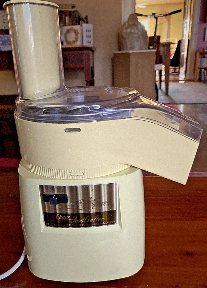 VTG Oster Food Crafter Slicer Shredder French Fry Cutter Model 341 Harvest Gold