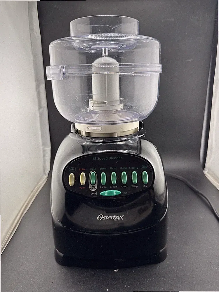VTG OSTER OSTERIZER Processor Retro GREEN On BLACK VG Cond 6630 Tested Works