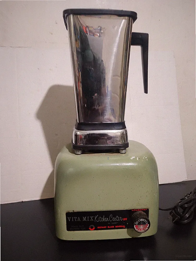 VTG VitaMix 2200 Kitchen Center Blender Teal Green SS Pitcher Heavy Duty WORKS