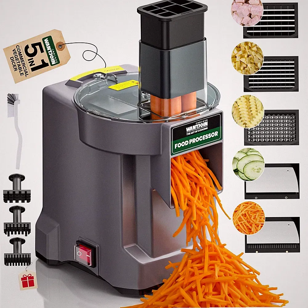 WantJoin 5 in 1 Electric Vegetable Chopper - Multifunctional Commercial Veget...