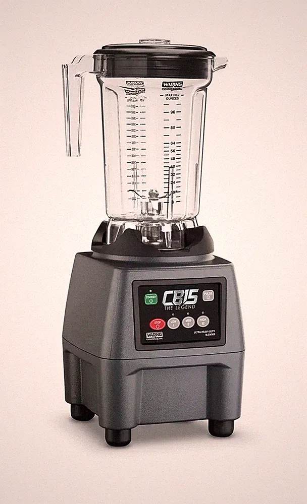 Waring CB15P 1 Gal Food Blender w/Electronic Controls & 3 Speed Max Pulse