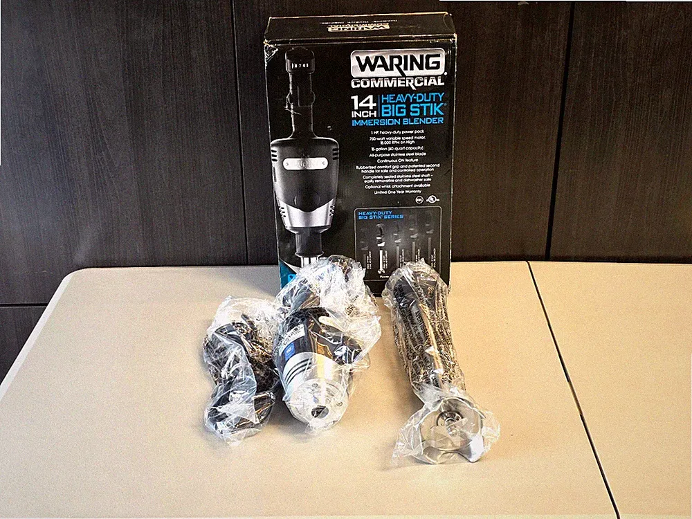 Waring Commercial 14 Inch Heavy-Duty BIG STIK Immersion Blender w/ 1HP Motor New