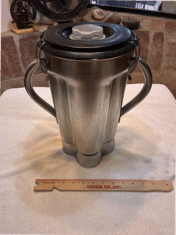 WARING COMMERCIAL BLENDER STAINLESS STEEL CONTAINER CAC72
