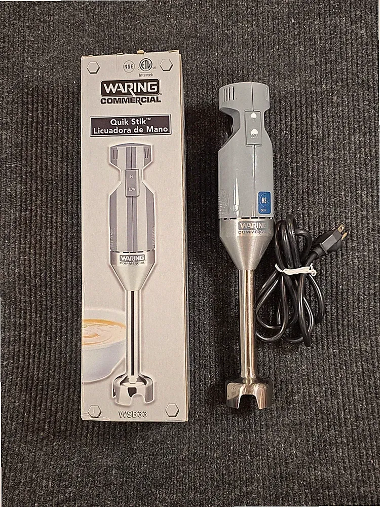 Waring Commercial Immersion Blender Pro Quik Stik 2-Speed Model WSB33 Works