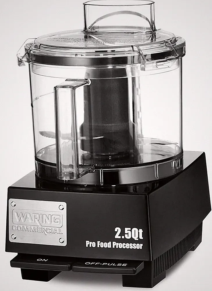 Waring Commercial WFP11SW 2.5 Quart Food Processor, 3/4 HP Motor