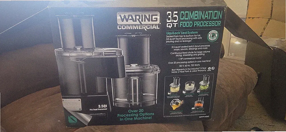 Waring Commercial WFP14SC 3.5 Qt Combination Food Processor, 1 Speed
