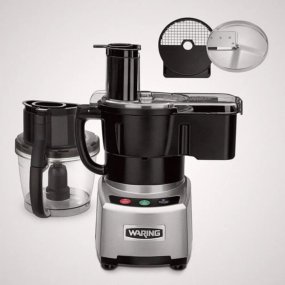 Waring Food Processor with 4-Quart Capacity & Continuous-Feed with Dicing