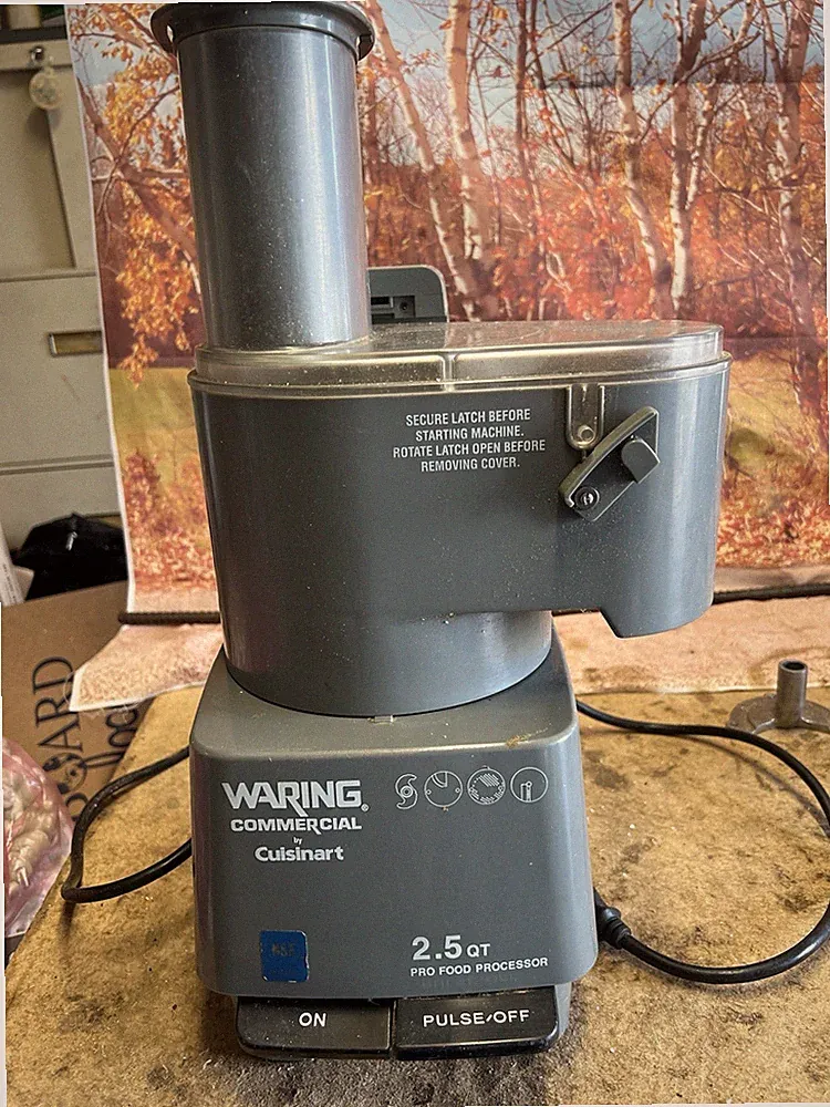 Waring FP 25C Commercial Food Processor Incomplete