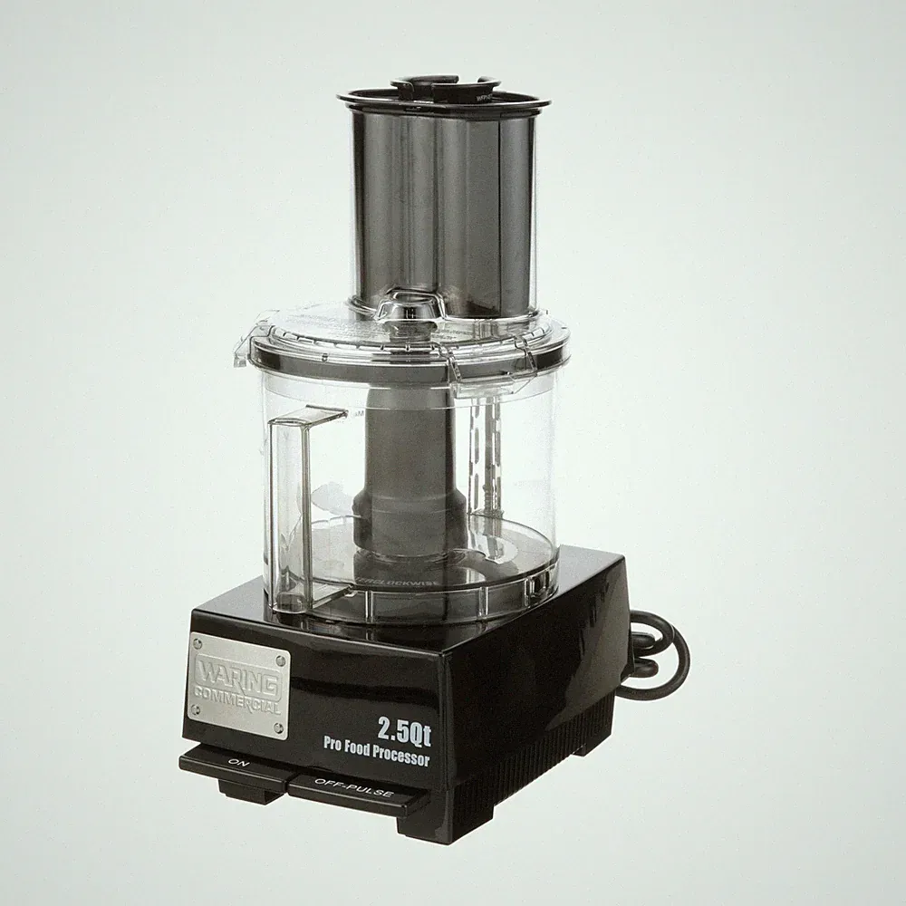 Waring WFP11S 2 1/2 qt 3/4 HP Continuous Feed Food Processor