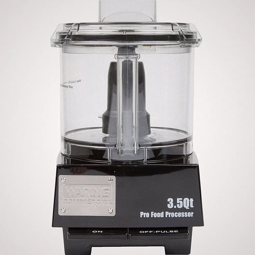Waring WFP14SW 3.5 Qt. Clear Batch Bowl Food Processor - 1 hp