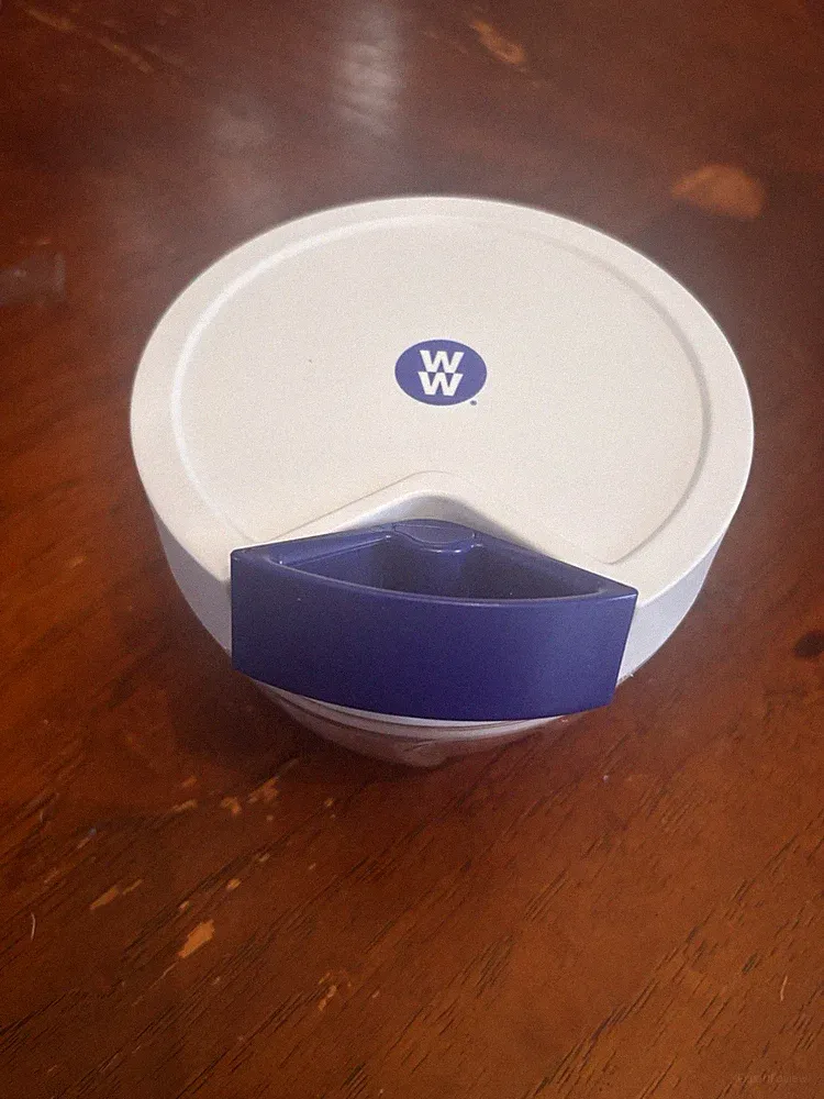 Weight Watchers Mini Pull String Food Processor Blue and White