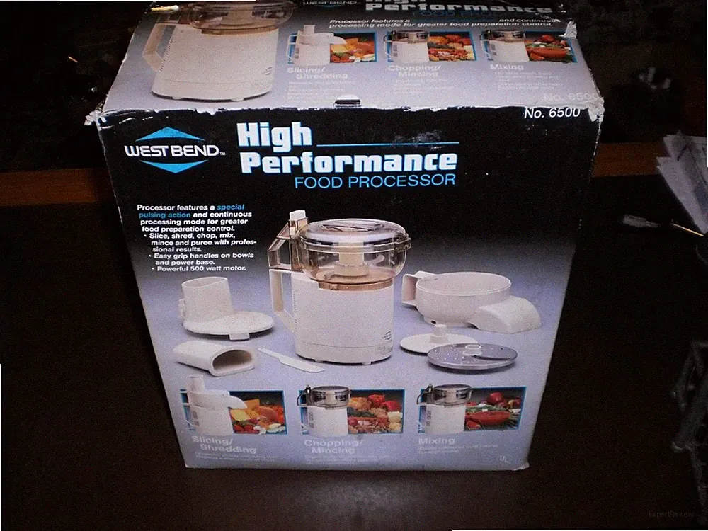 West Bend Food Processor 6500 Chopper Slicer High Performance Vintage NIB NEW