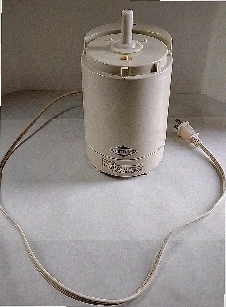West Bend High Performance Food Processor 6500 Motor Replacement Works