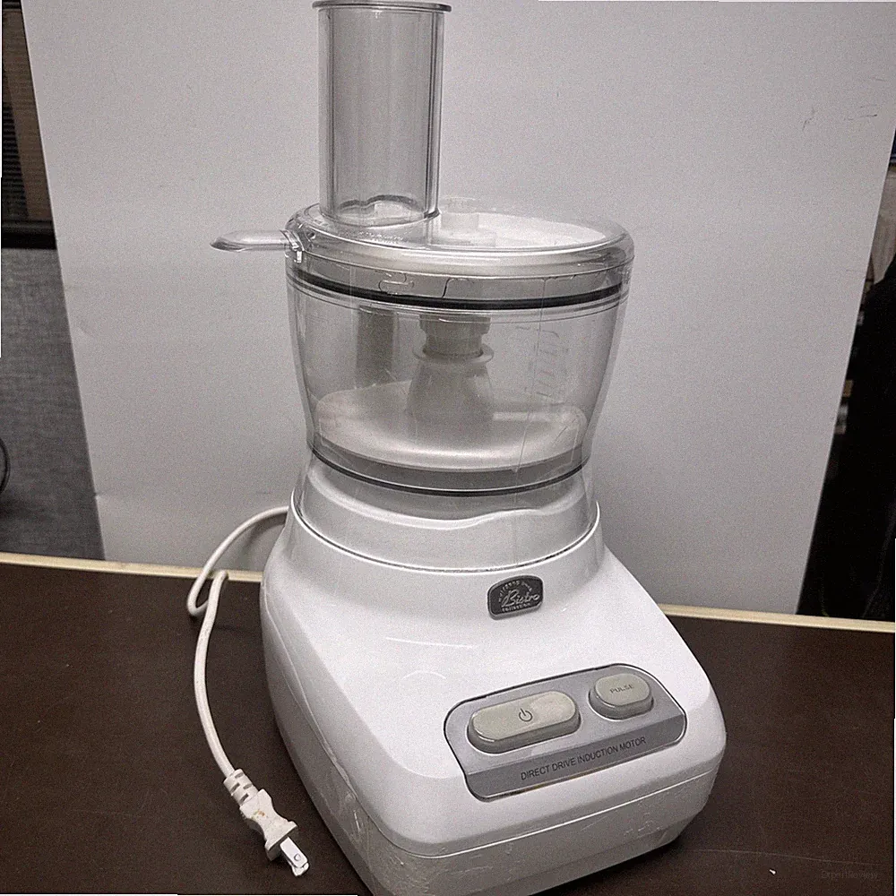 Wolfgang Puck Bistro Collection Food Processor BFPR0015 Tested W Blades Burgundy