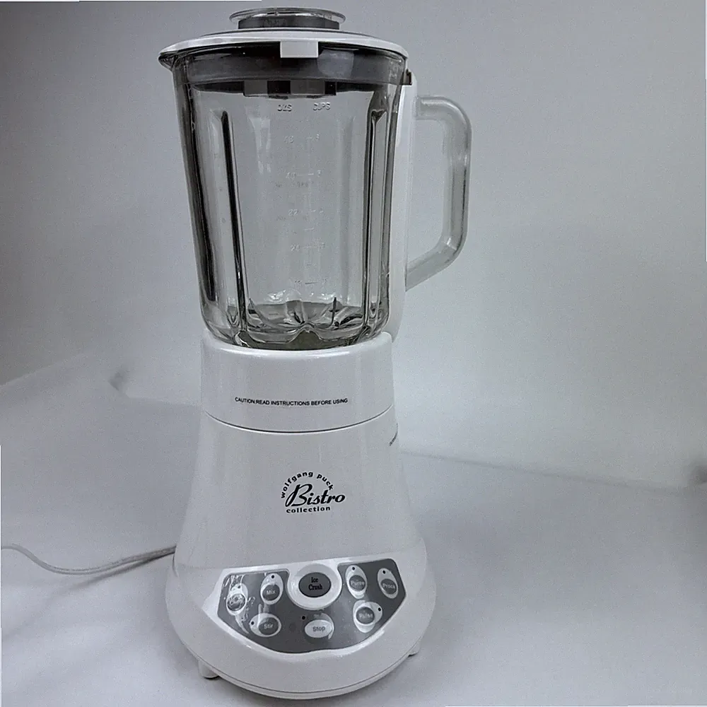 Wolfgang Puck Bistro Collection Food Processor White BBLFP001 Glass 6 Cups