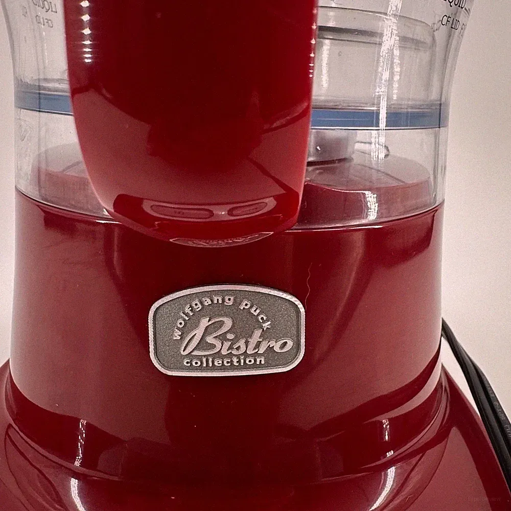 Wolfgang Puck Food Processor Bistro Collection 2.5 Cup Red Tested