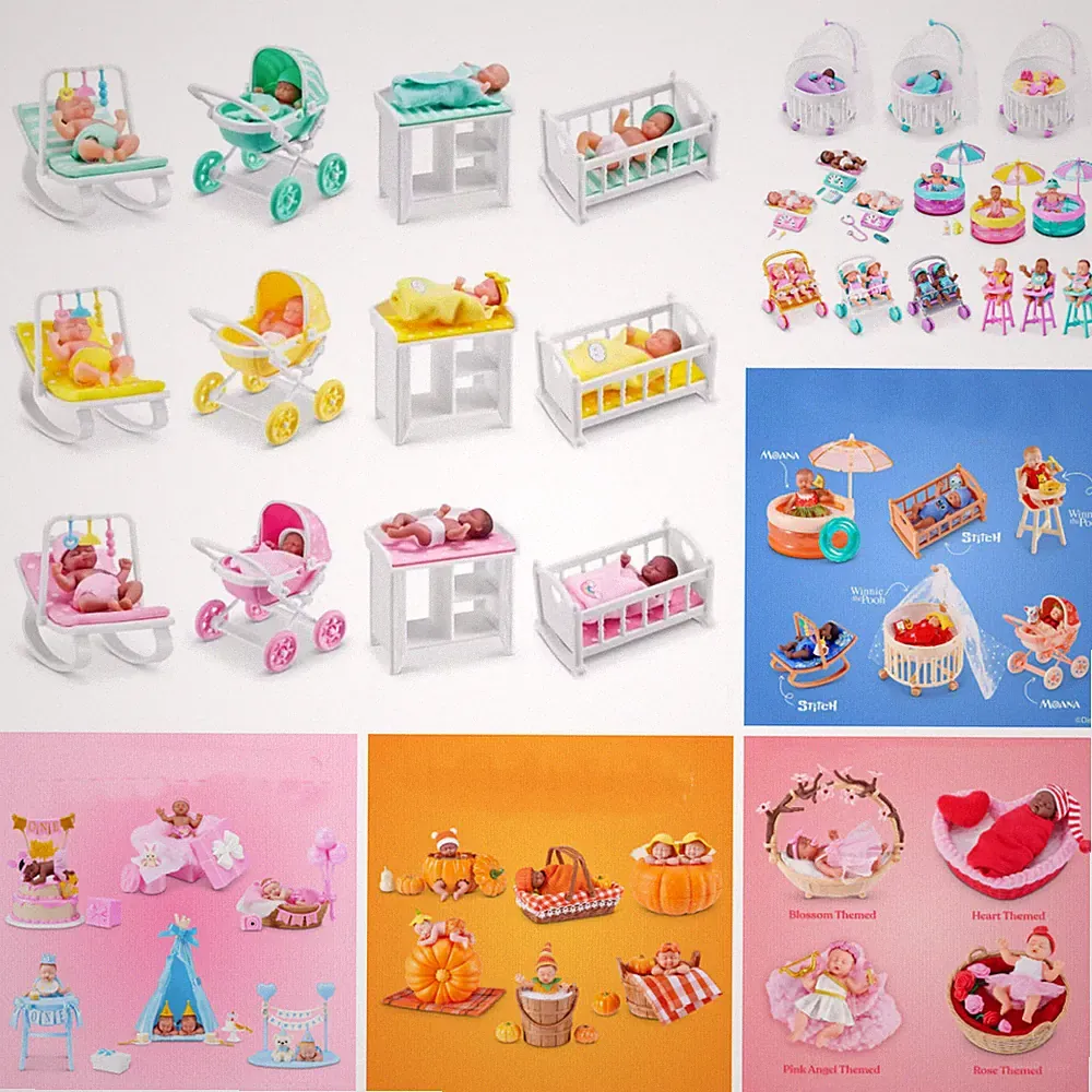 Zuru My Mini Baby Series 1, 2, Disney Dolls, Furniture, Outfits, Accessories